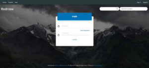 Redmine Theme Login with Classy Blue color